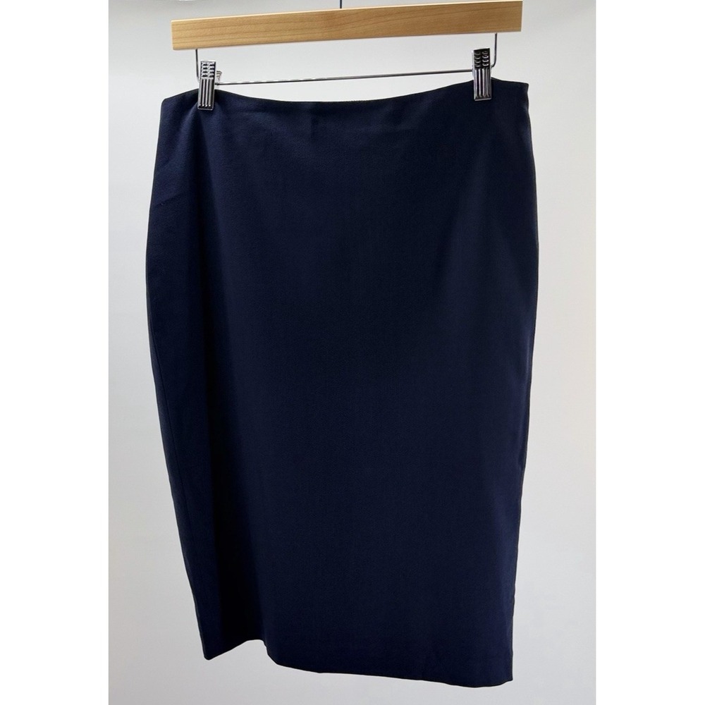 Donna Karan New York Women's Blue Nightfall Business Career Pencil Skirt Size 10